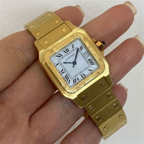 cartier mens automatic watches|solid gold cartier watch.